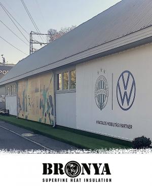 Innovatív ultravékony hőszigetelés az FTC-MVM Népligeti Sportközpont Tornacsarnokán